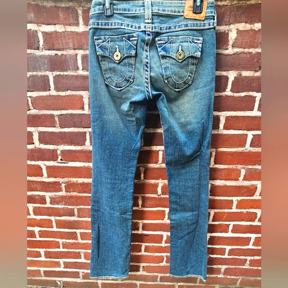 Vintage True Religion boot cut low rise denim jeans - Picture 7 of 12